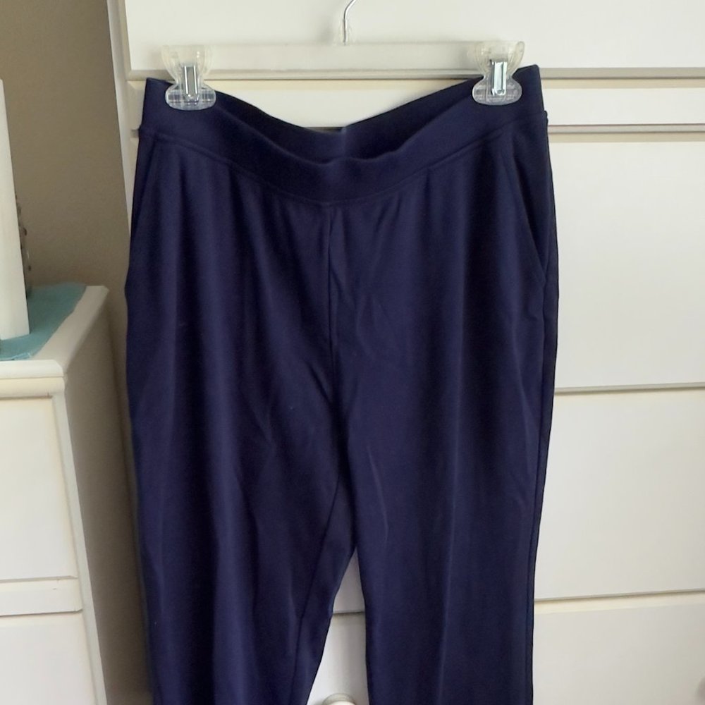 Kim Roders Petite Blue Knit Pants